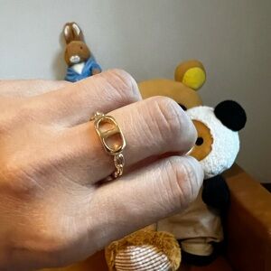 18k Gold filled Ring Chain Style